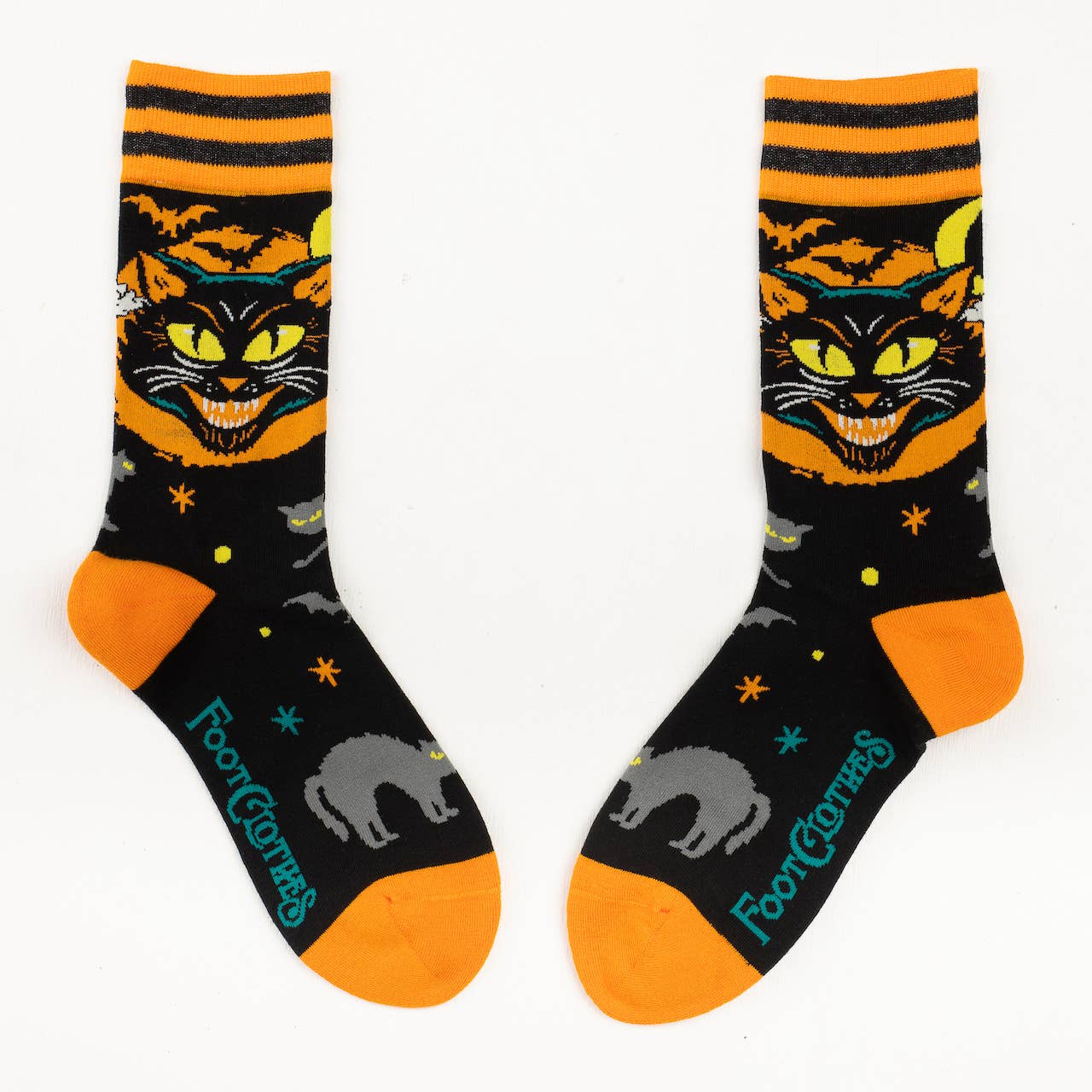 Socks - Foot Clothes - Vintage Black Cat Crew