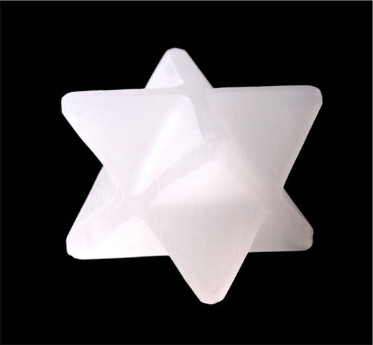 Selenite Merkaba Large