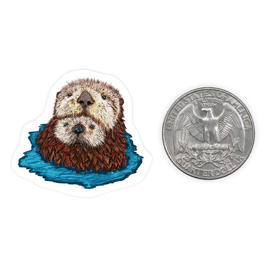 Sea Otter - Mini Sticker