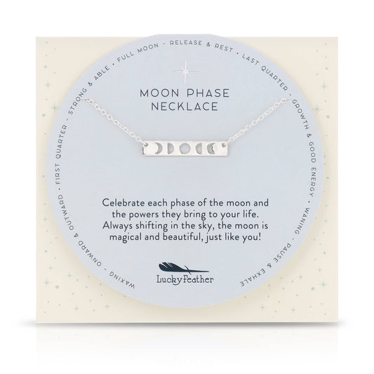 Moon Phase Necklace - Silver
