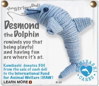 String Doll - Desmond the Dolphin Keychain