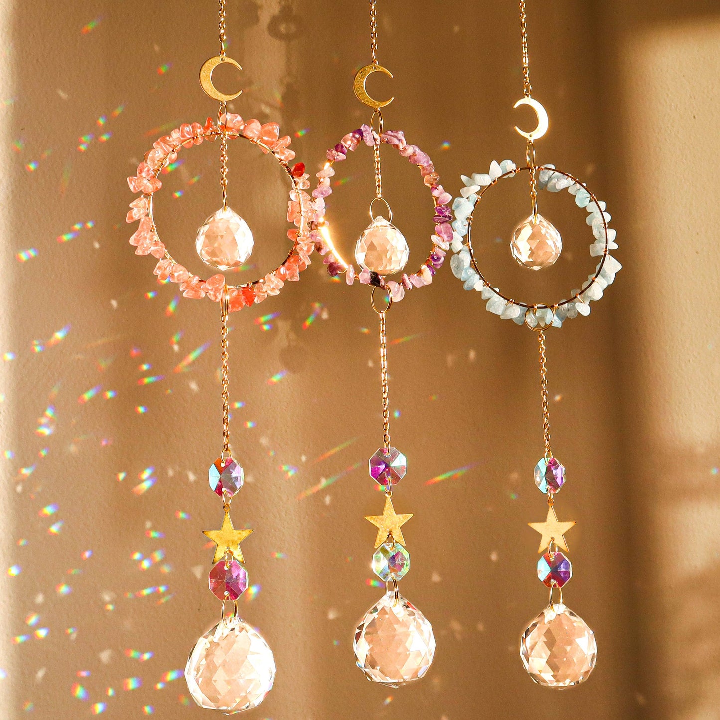 Gemstones Suncatcher: Amethyst