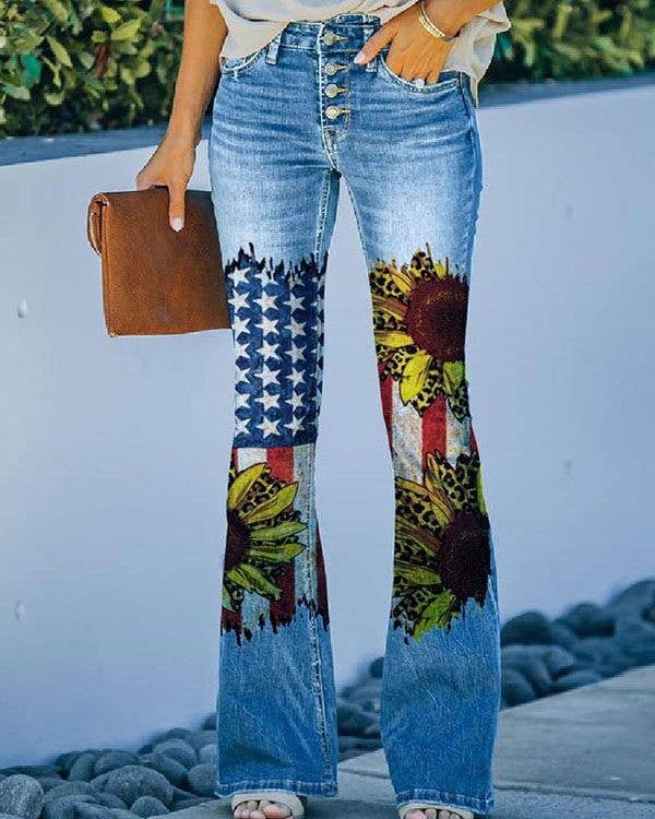 Skulls & Roses - Long Pants: XL