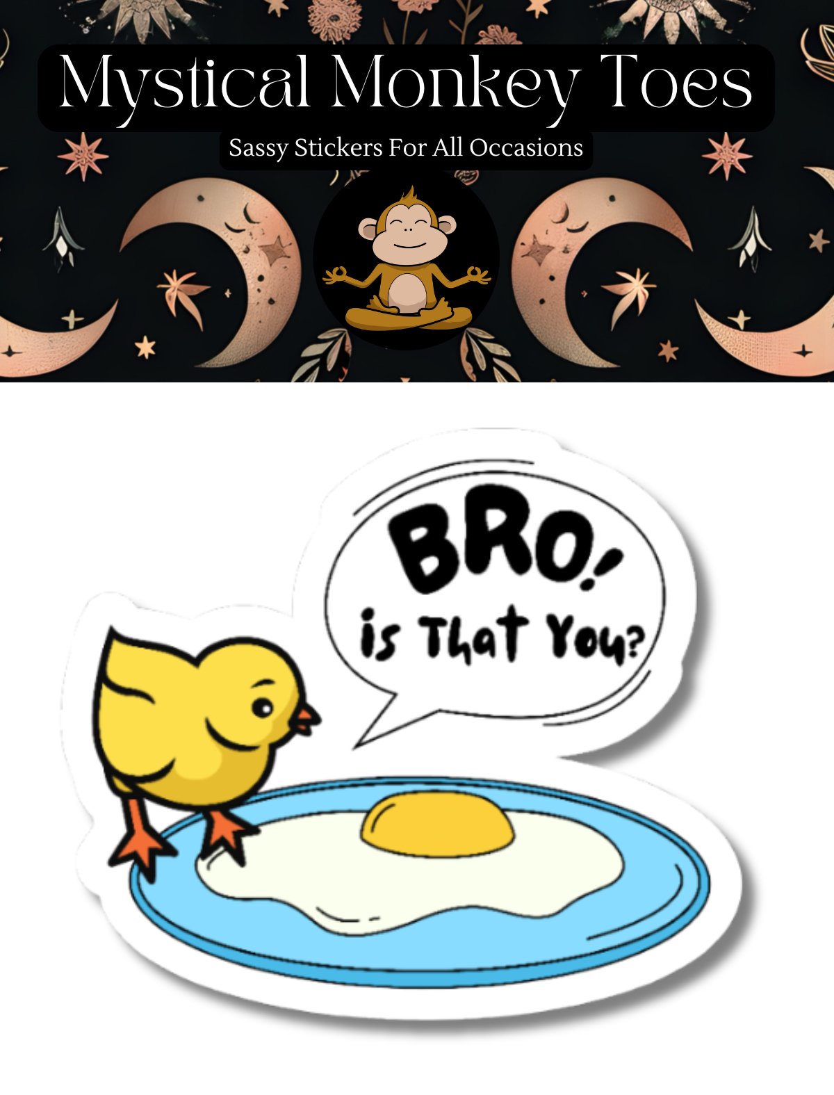 MMT Stickers - Funny Is That You Vinyl Sticker