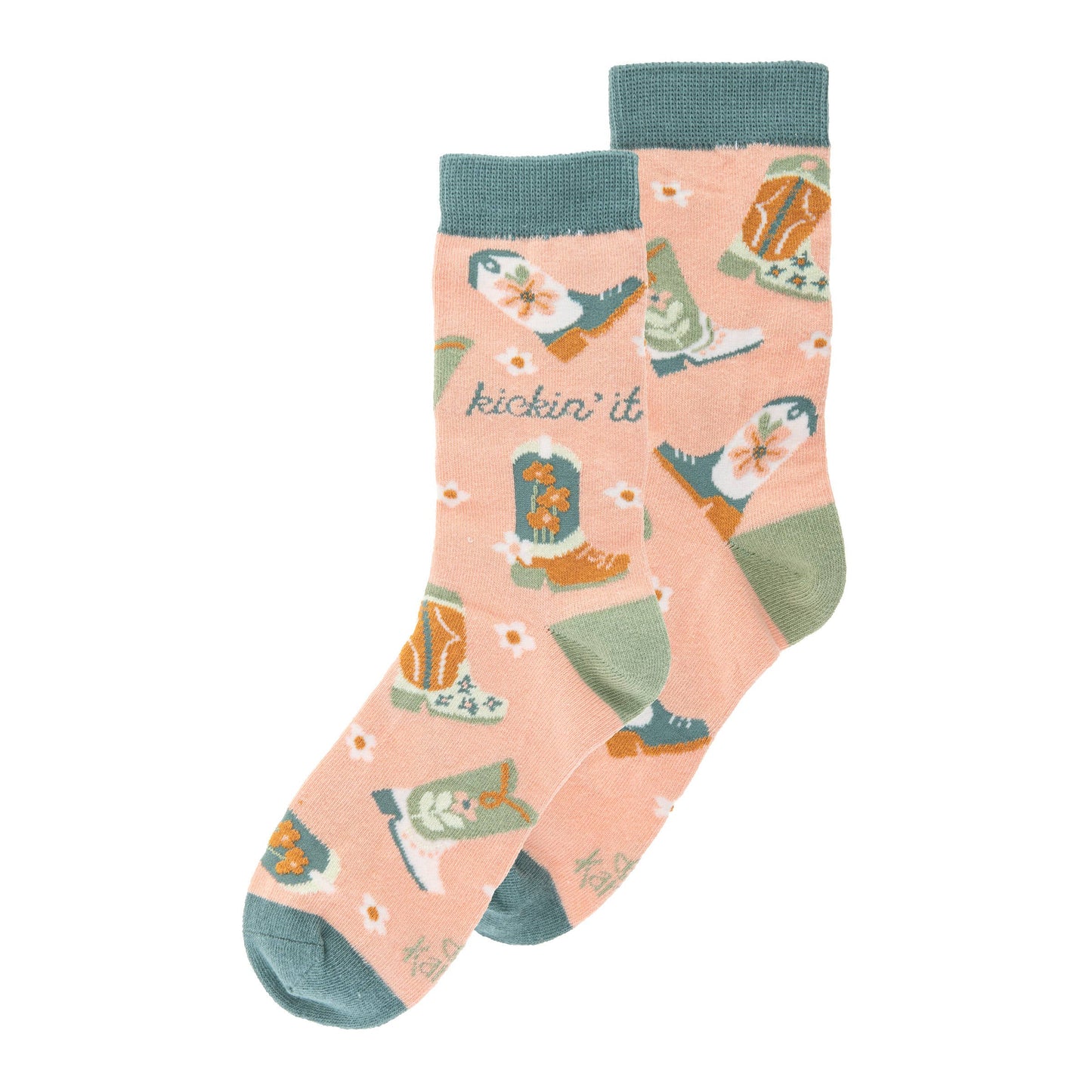 Karma Crew Socks: Mushroom