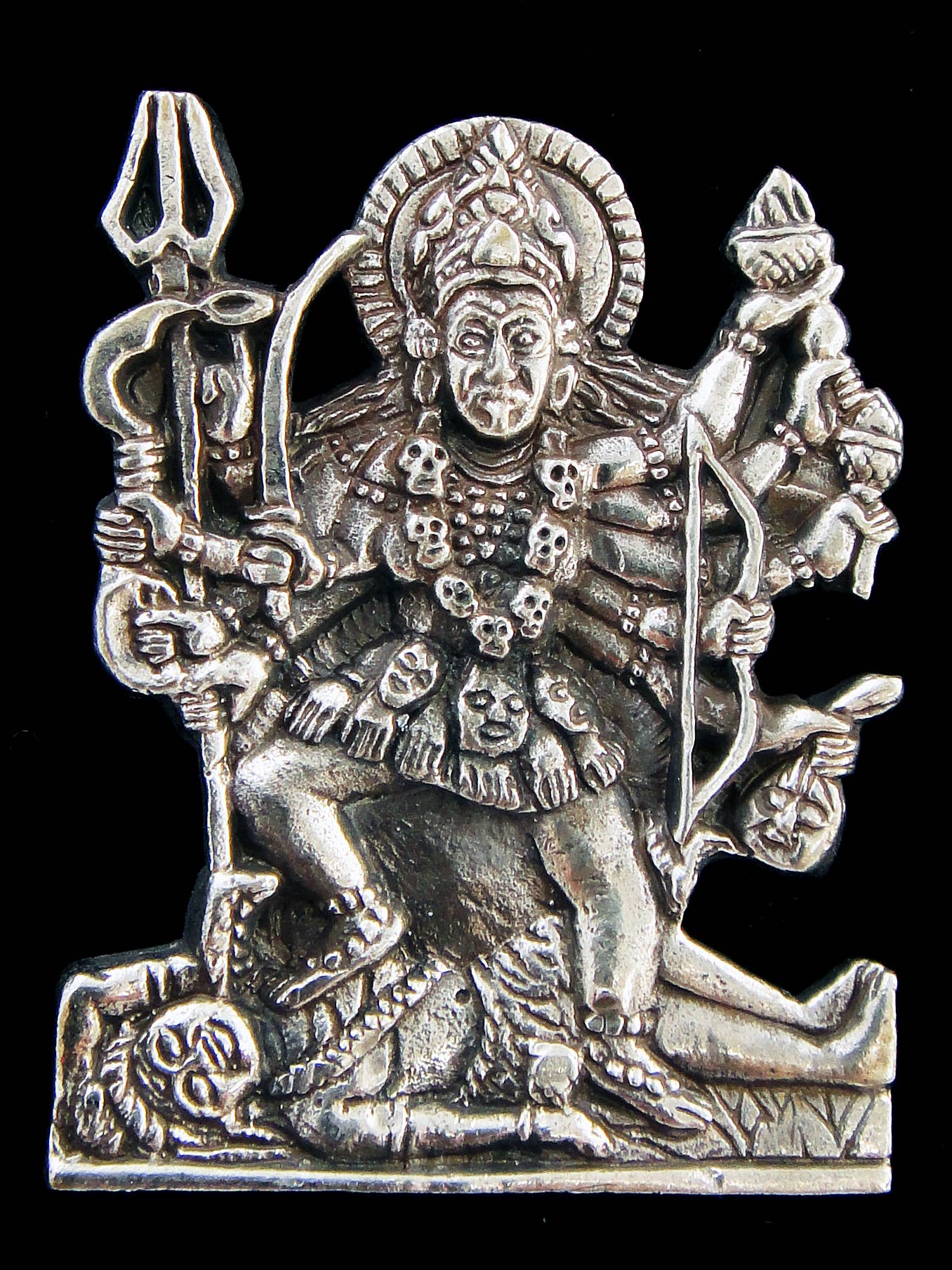 Brass Deity Pendant- Kali