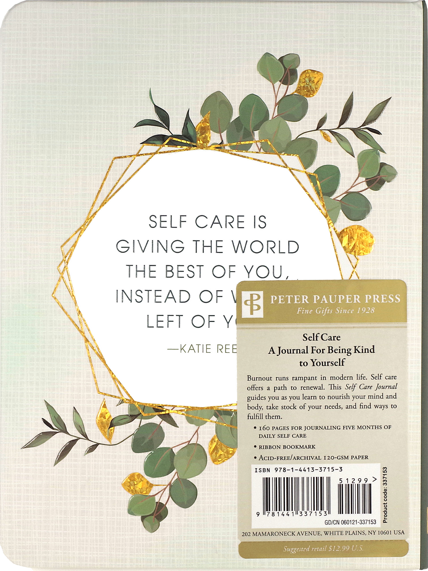 Self Care - A Journal for Being Kind to Yourself