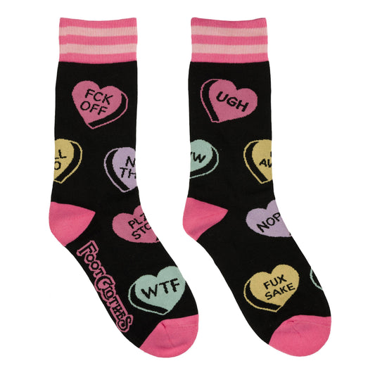 Socks - Foot Clothes - Heartbreaker Crew Socks