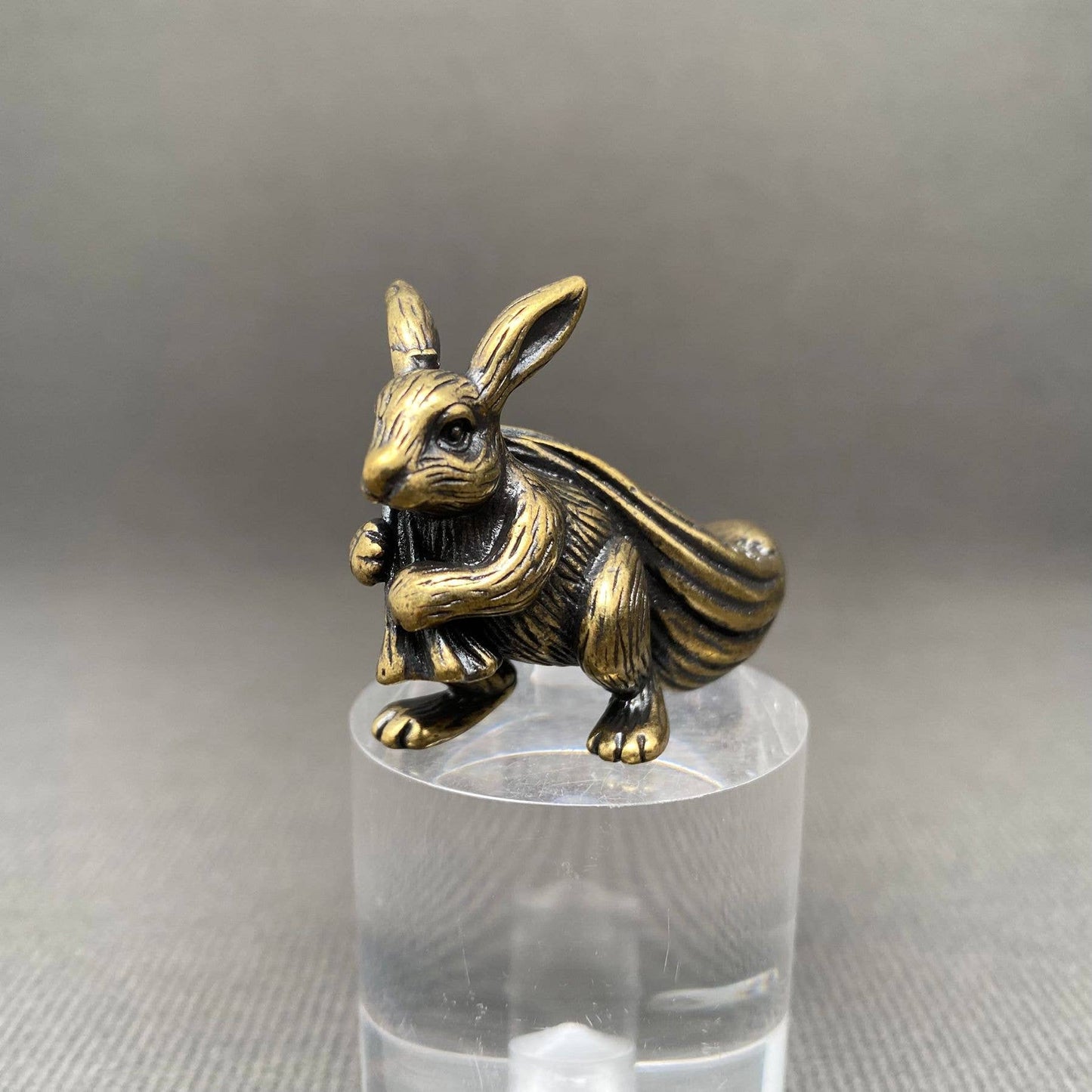 Brass Rabbit Desktop Ornament