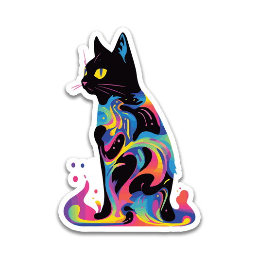 Stickers - S Finn - Black Cat