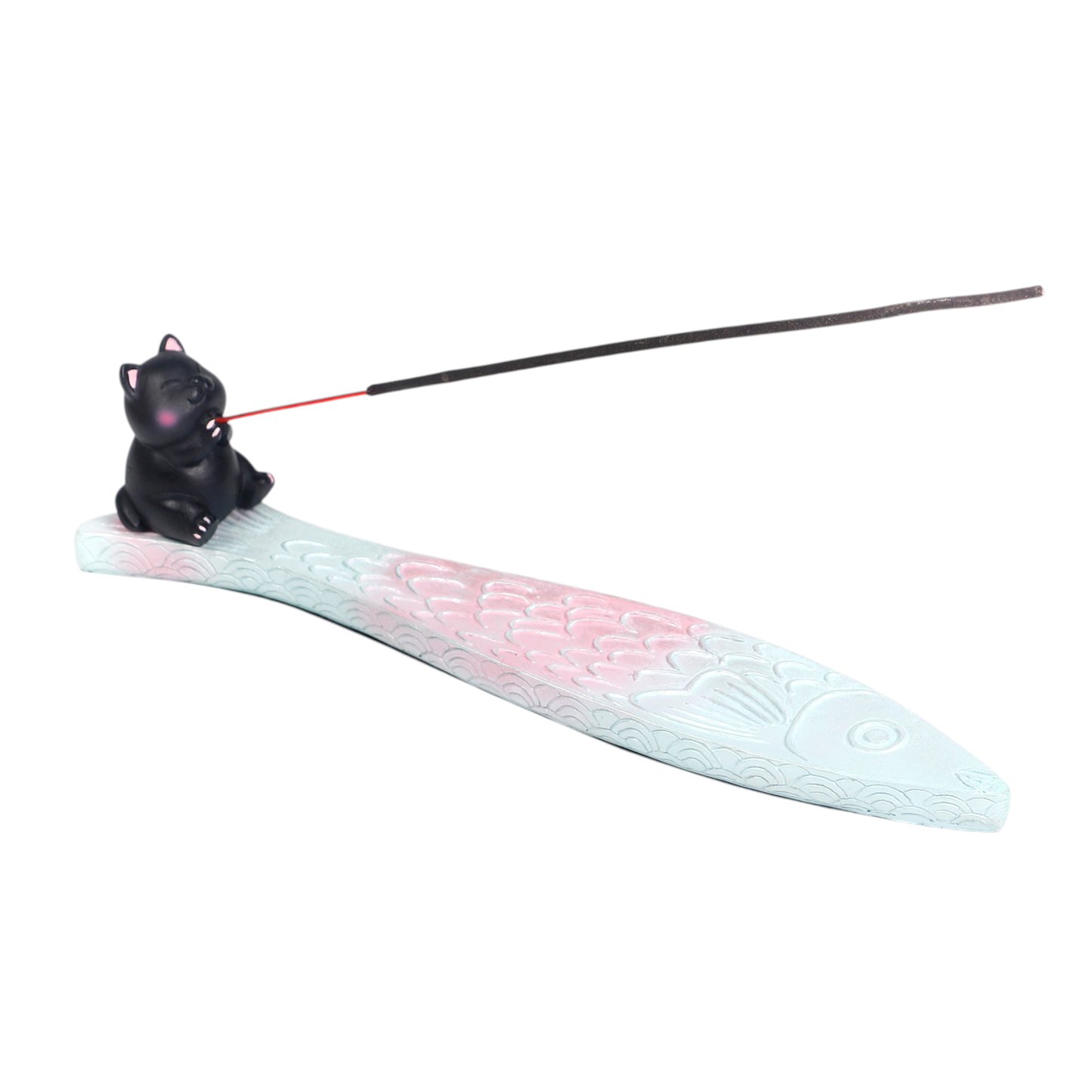 Cat Stick Incense Holder 9.5 inch L (1/24)