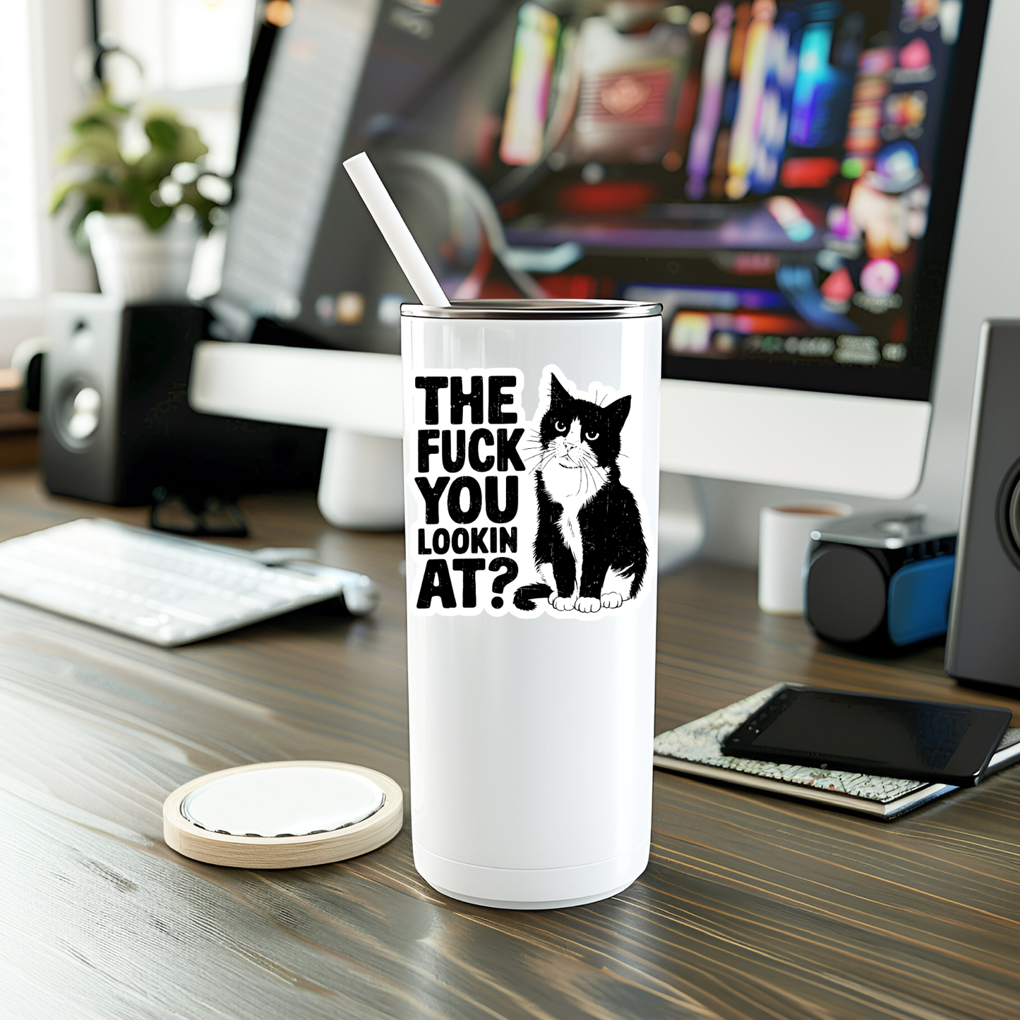 Sticker MMT - The F*#ck You Lookin at Vinyl