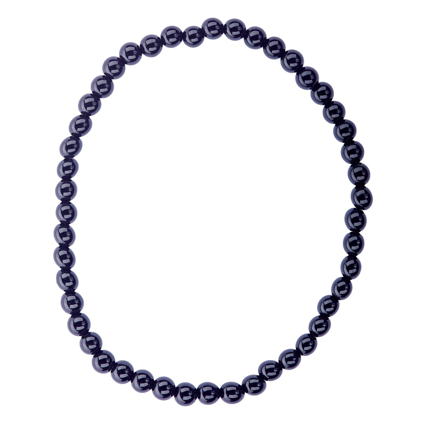 Energy Beads - 4mm Obsidian - Beaded Bracelet