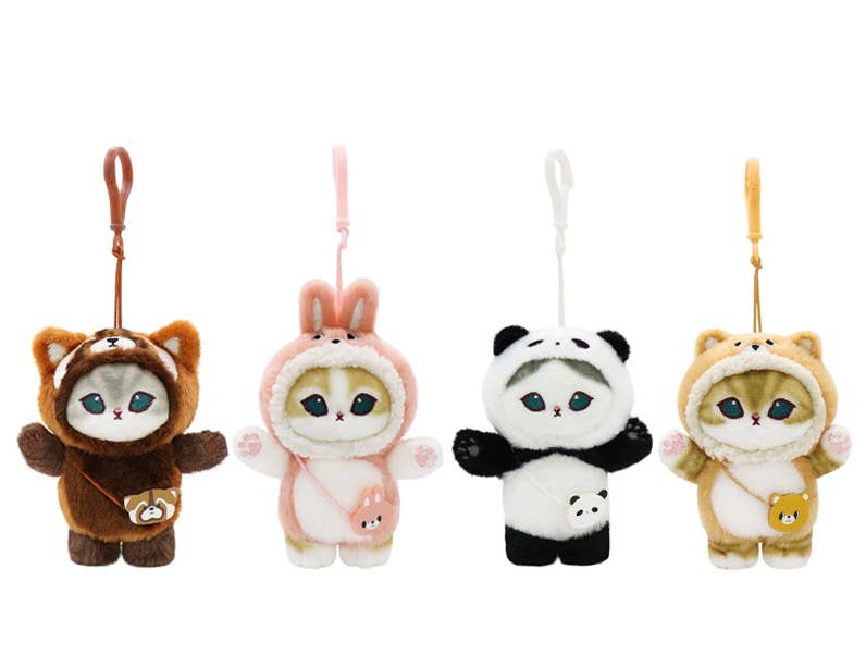 Restock! Mofusand Plush Keychain 9cm – Animal Costume Series