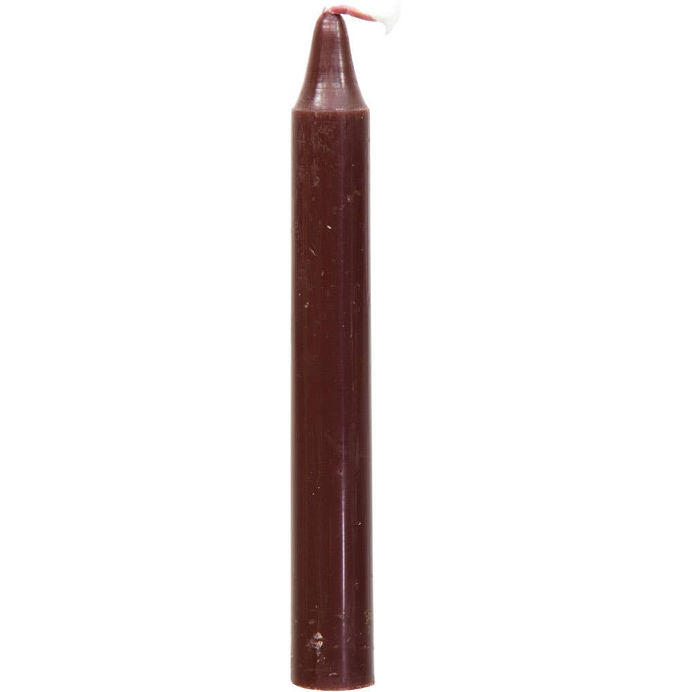 Mini Ritual Candles Brown (Pack of 20)