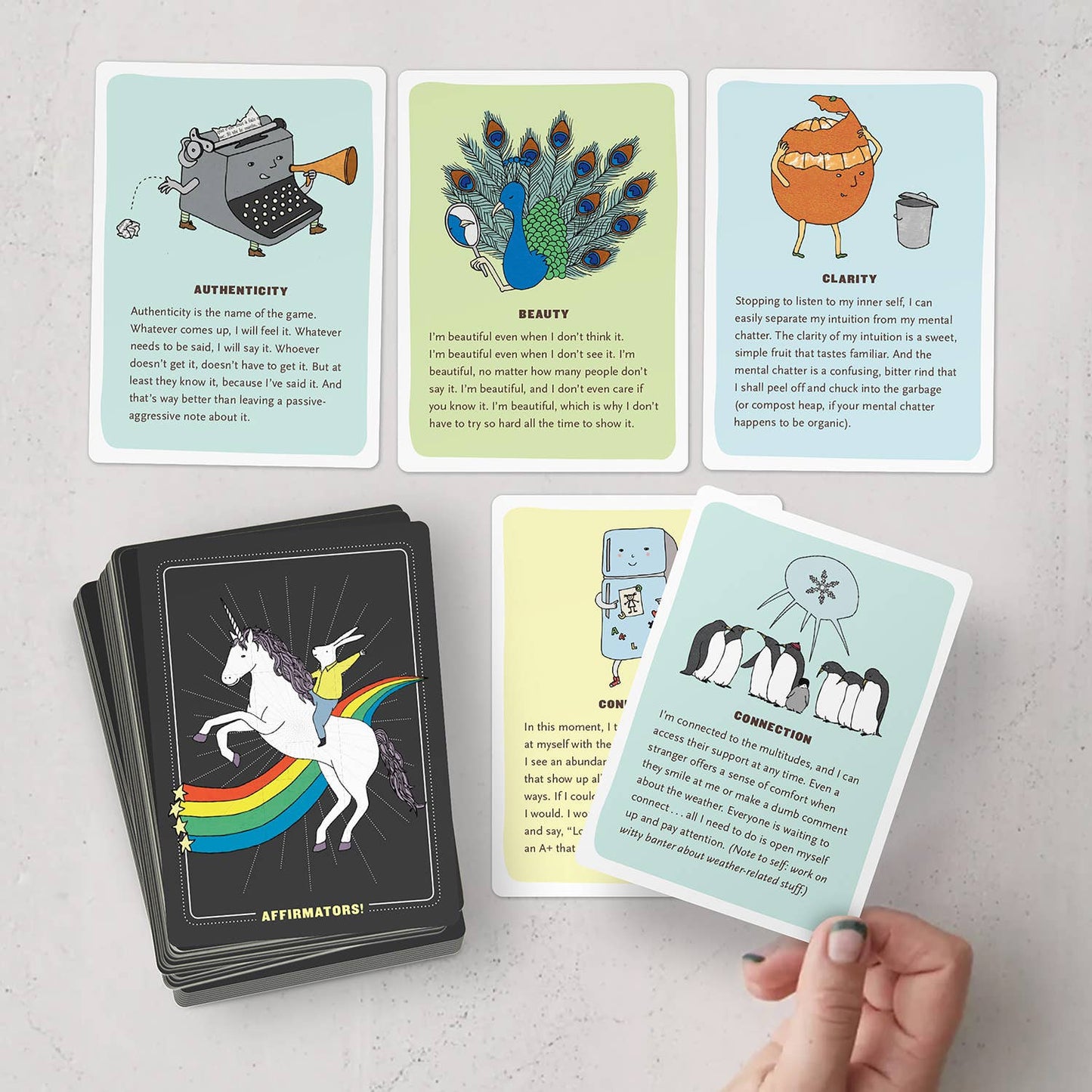 Affirmators!® 50 Affirmation Cards Deck