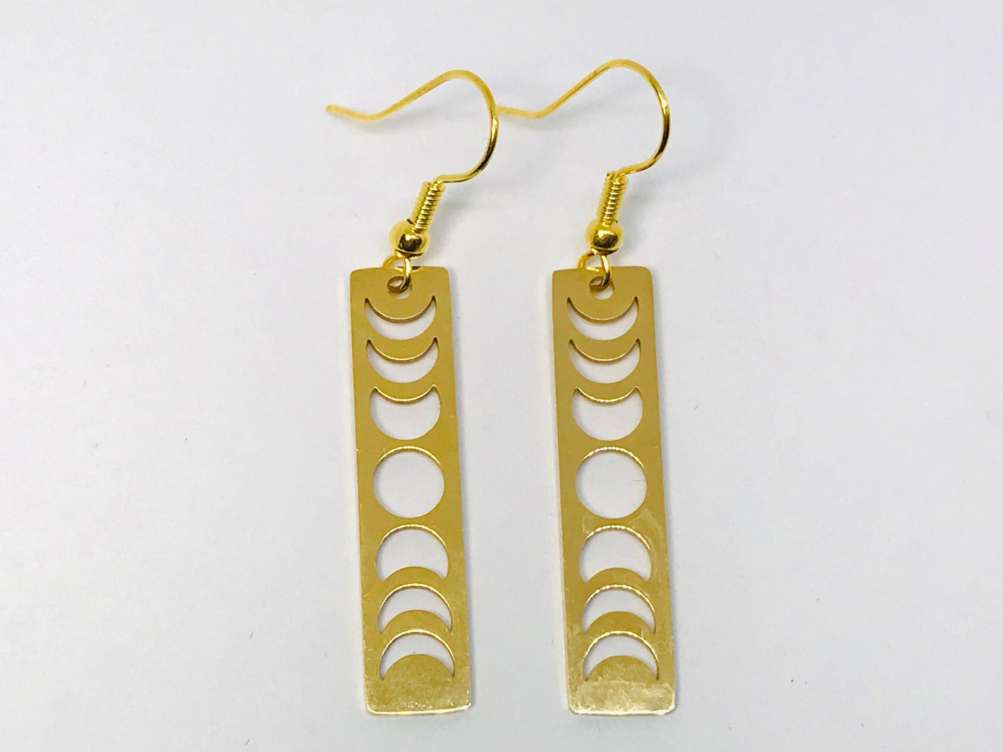 Earrings - Moon Phase - Gold Color