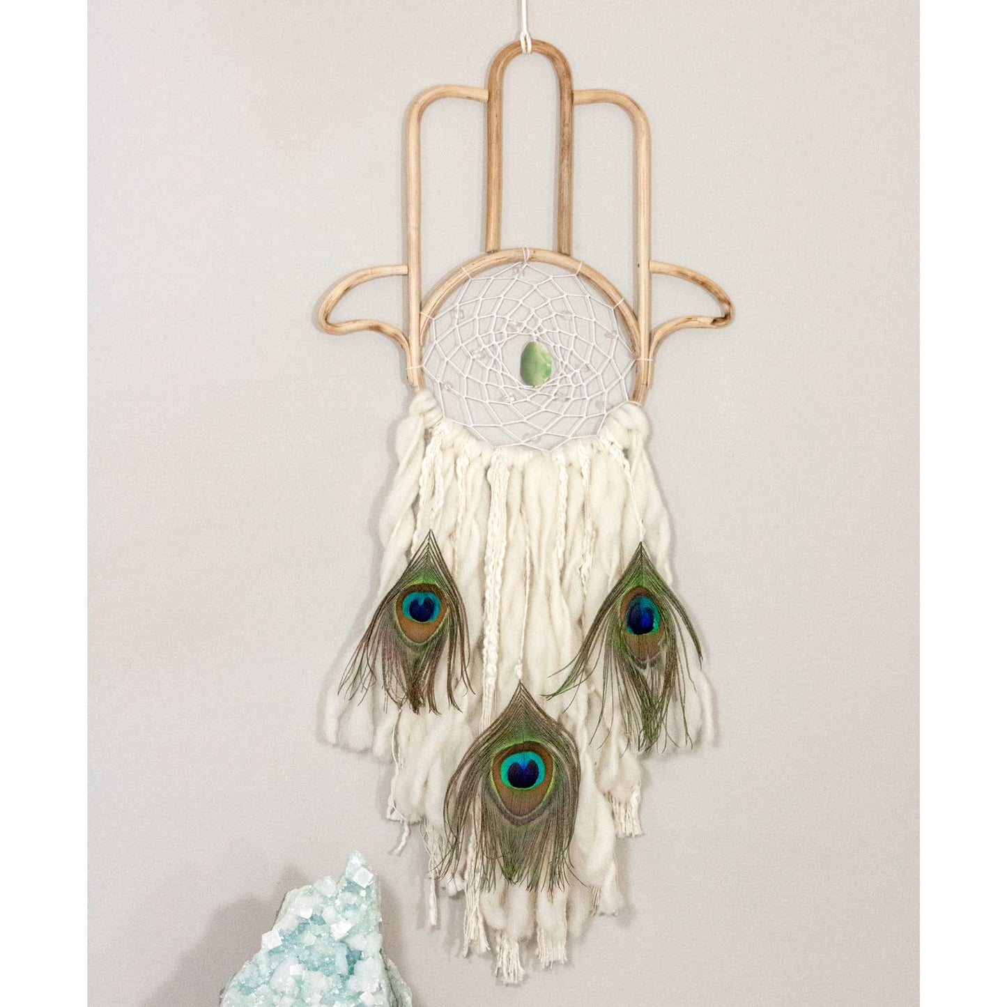 SALE! Was $22.00 - Hamsa Geode Wall Decor