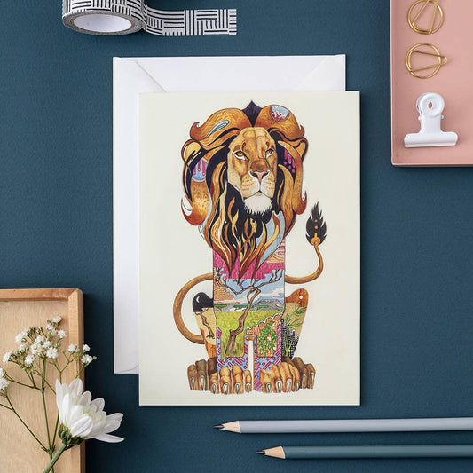 Greeting Card - DM Collection - Lion