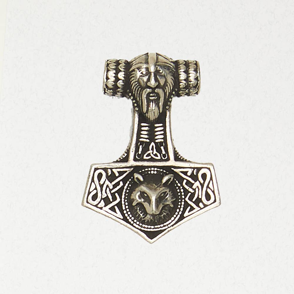Nirvana Odin - Norse Pendant - Thor’s Hammer: Pewter