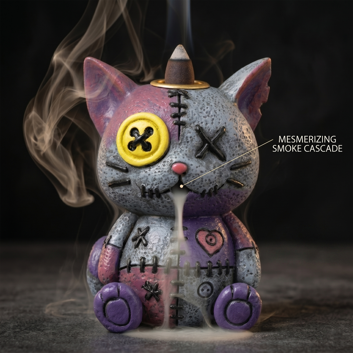 Cat Voodoo Doll Backflow Burner
