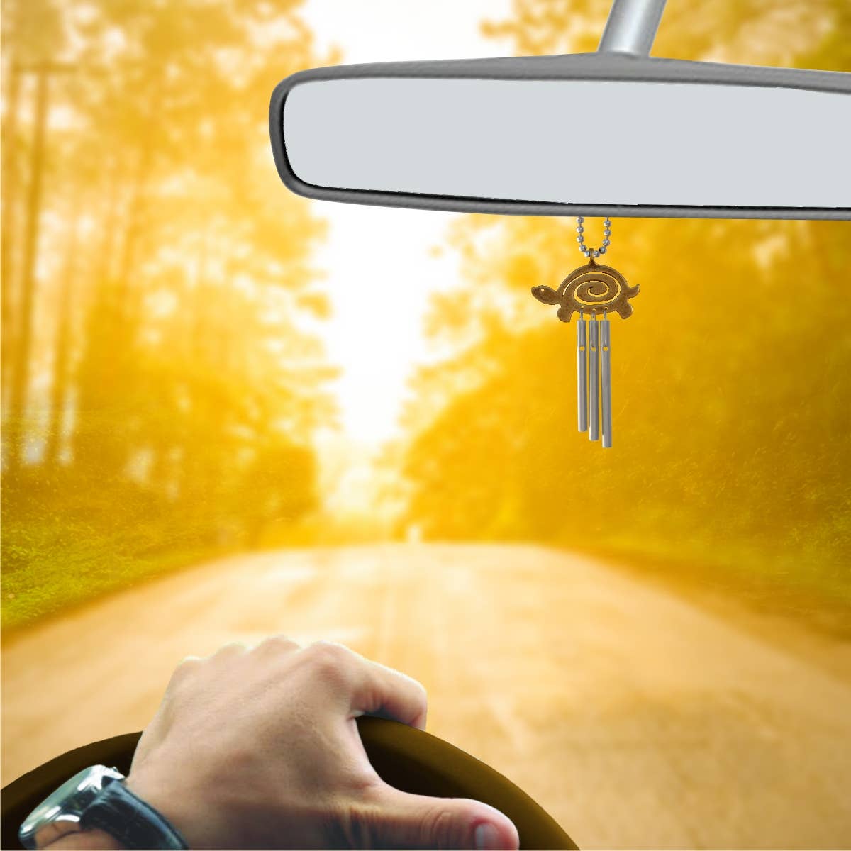 Jacob's Musical Car Charm Chime, Turtle