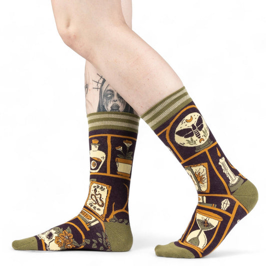 Foot Clothes - Cabinet of Curiosities Crew Socks