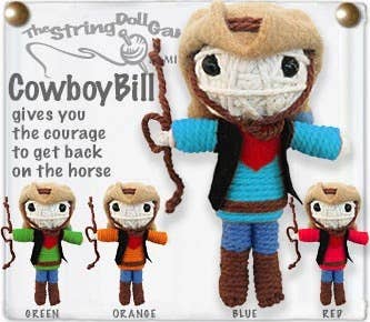 String Doll - Cowboy Bill Keychain