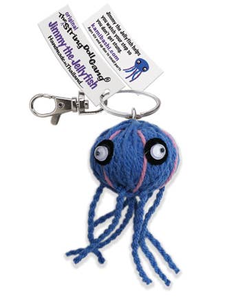 String Doll - Jimmy the Jellyfish Keychain