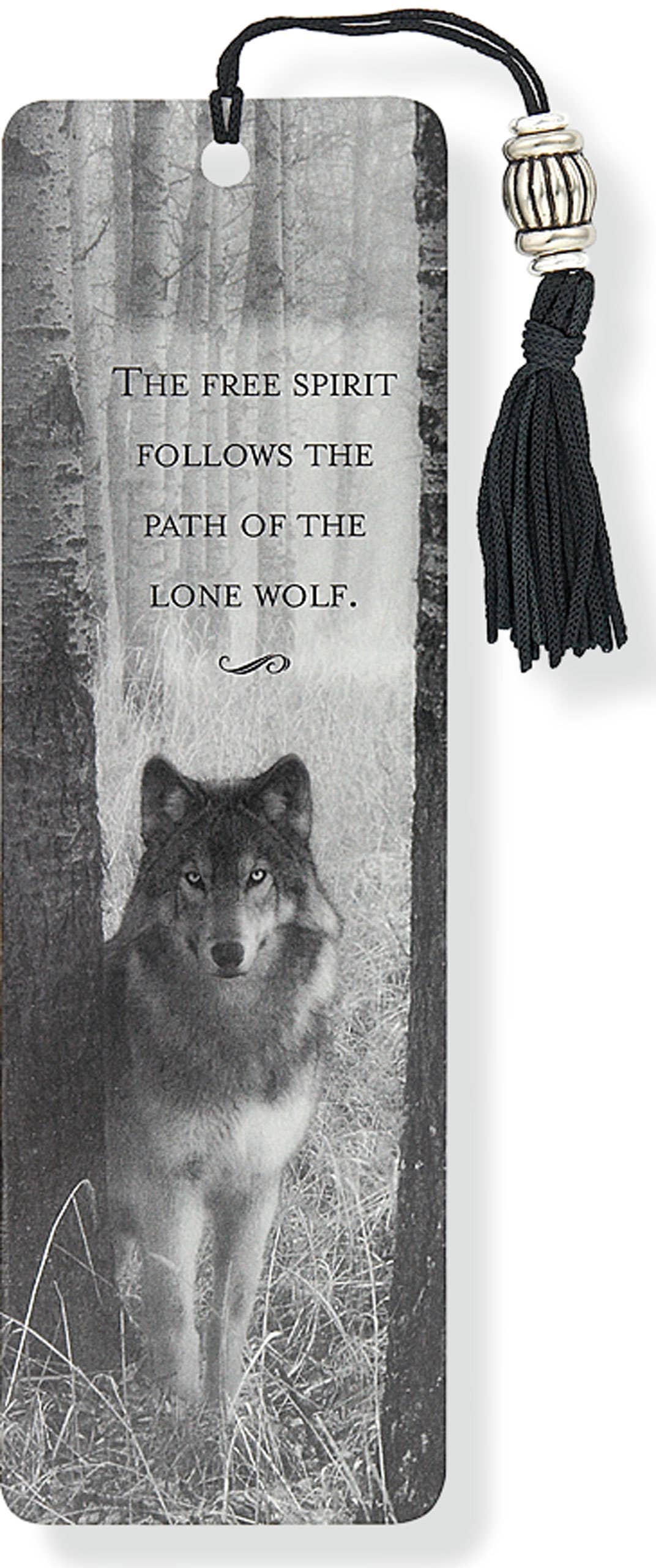 Bookmark - Wolf Beaded