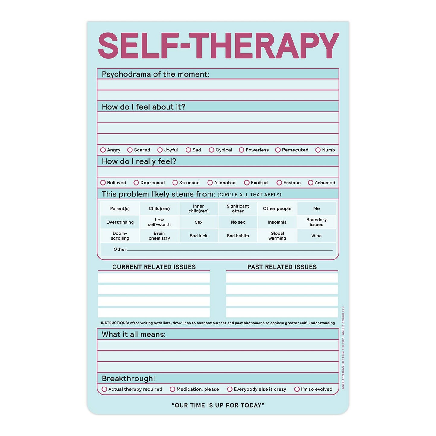 Self-Therapy Pad (Pastel Version)