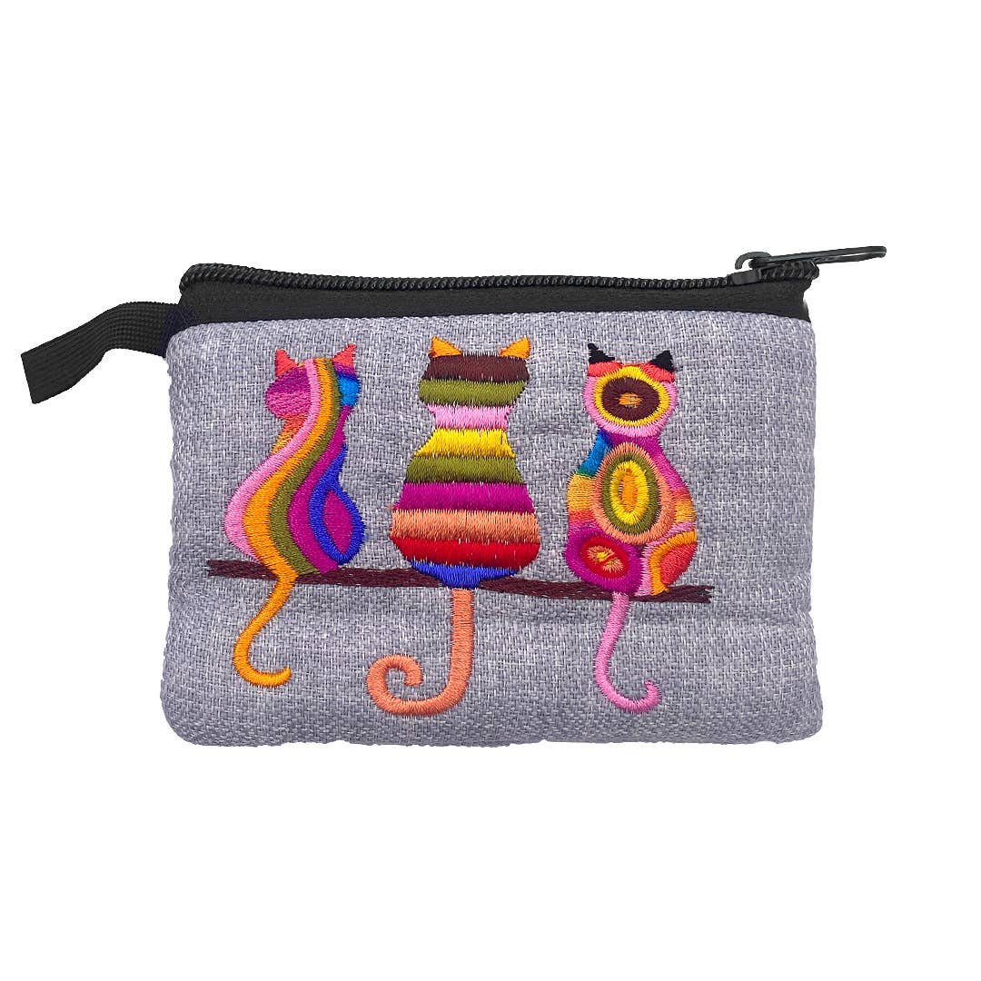 3 Cats Ecuadorian Coin Purse