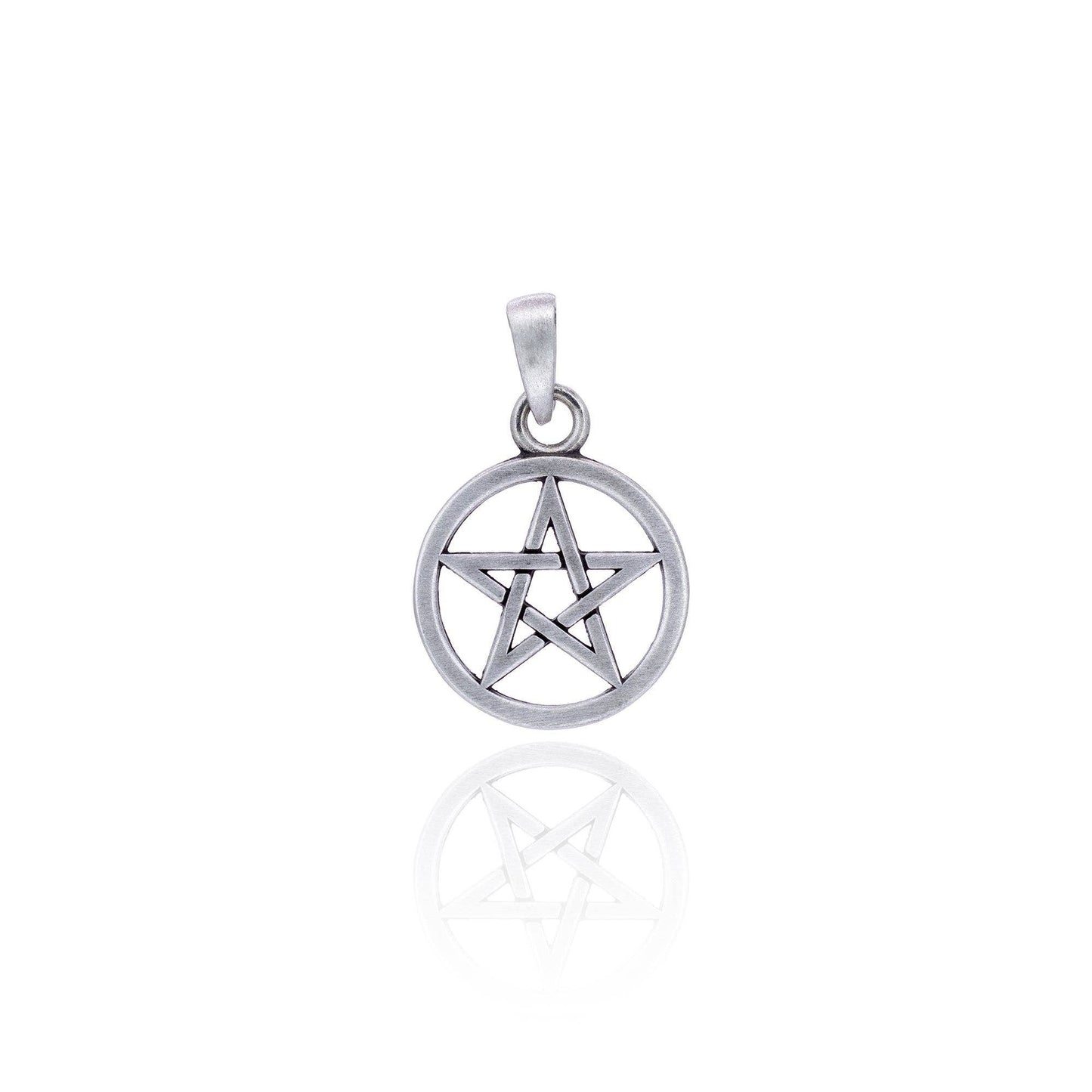 Nirvana - Wiccan Pendant - Pentacle: Pewter