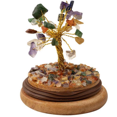 Peridot Wishing Tree in Dome (with Box)