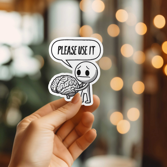 MMT - Please Use It Vinyl Sticker