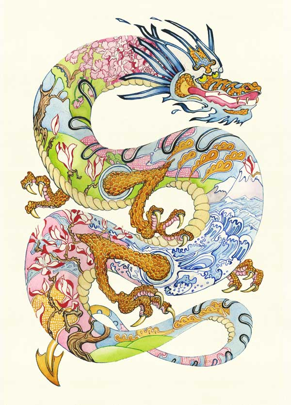Greeting Card - DM Collection - Dragon