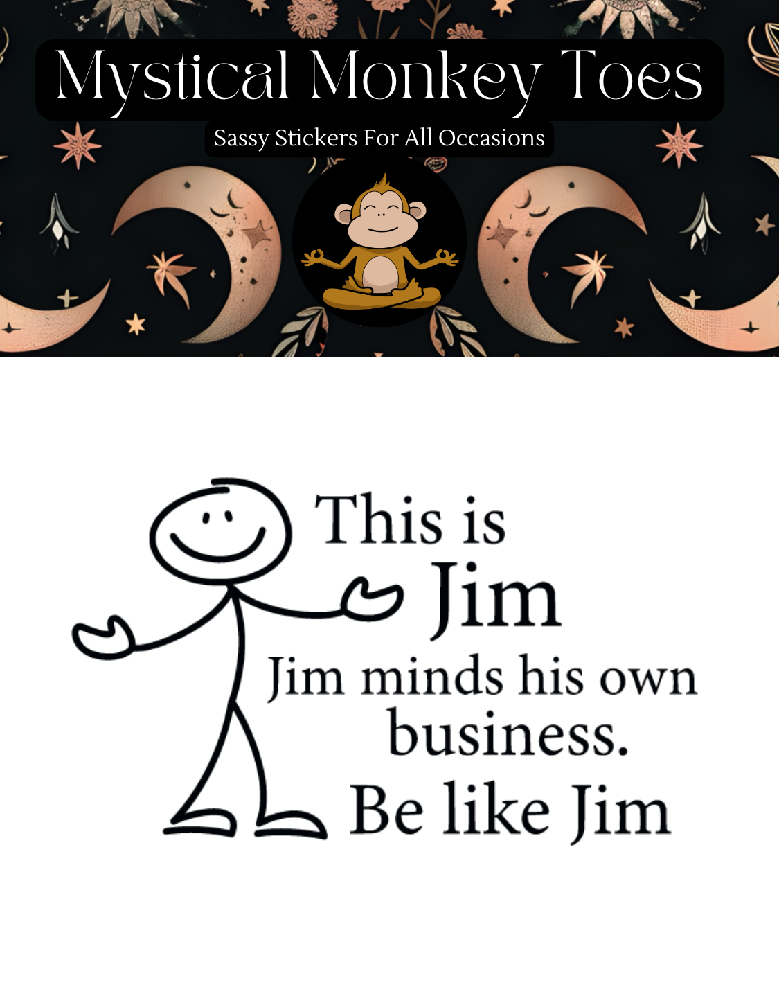 MMT Stickers - This Is Jim