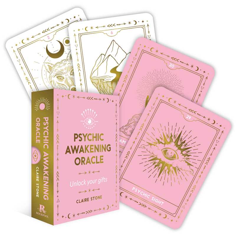 Psychic Awakening Oracle by Claire Stone: Flashcards; 128 pages / English