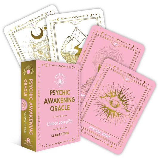 Psychic Awakening Oracle by Claire Stone: Flashcards; 128 pages / English