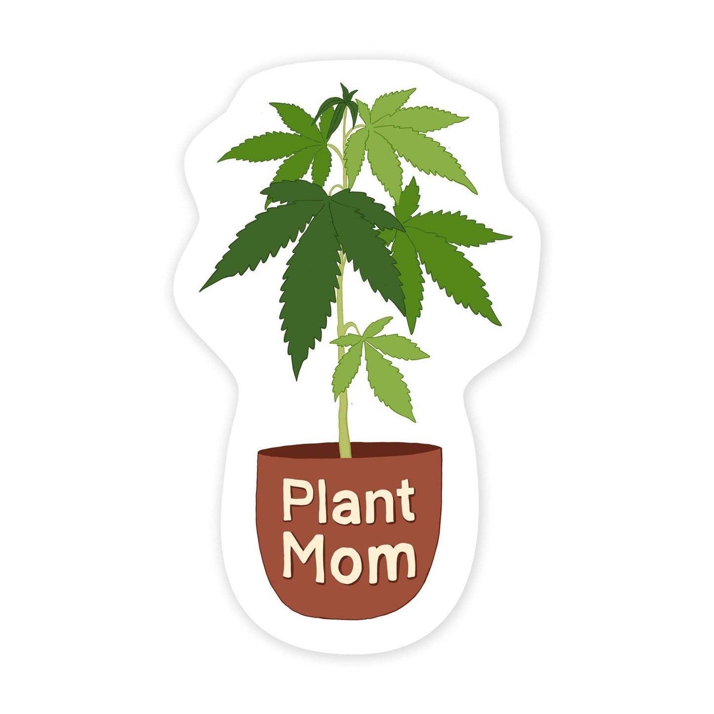 Plant Mom - Mini Sticker