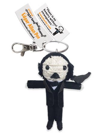 String Doll - Edgar Allan Poe Keychain