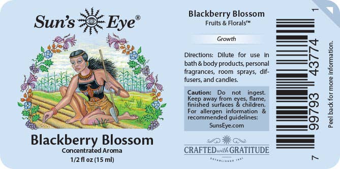 Blackberry Blossom Oil: .5 fl oz - Sun's Eye