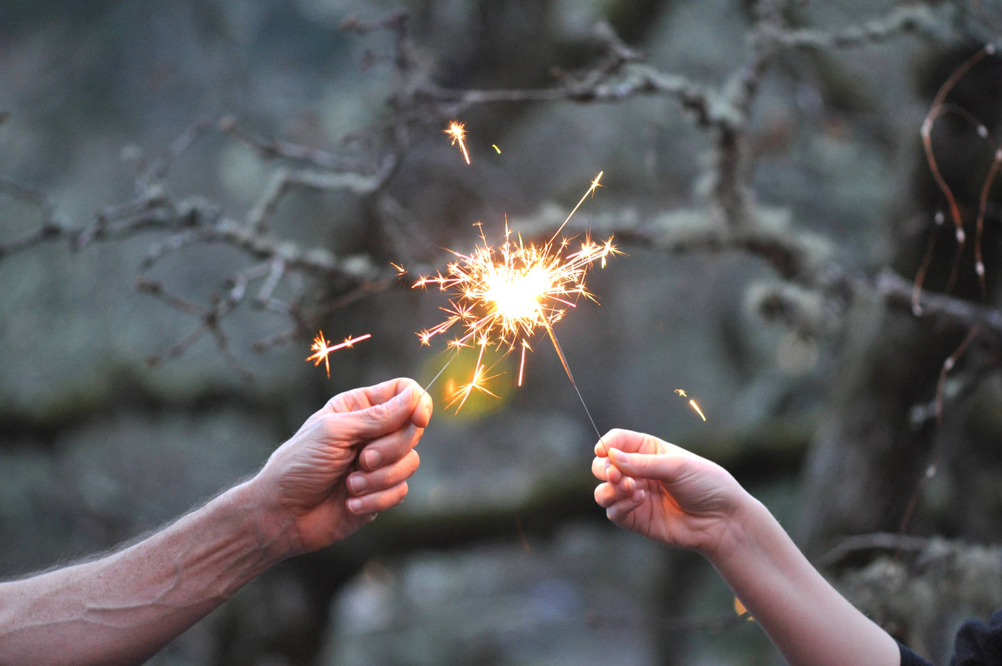 Gold Mini Sparklers in Tube