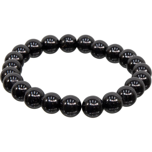 Beaded Bracelet 12 - 8mm Black Tourmaline