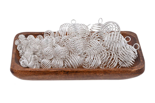 Cages - Silver Color Spiral