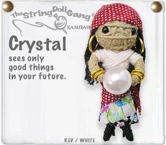 String Doll - Crystal Keychain