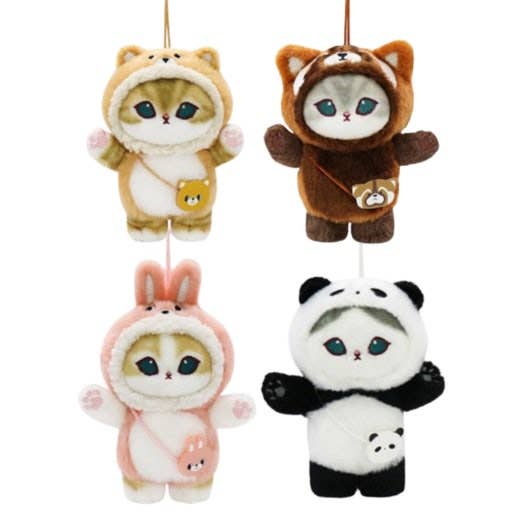 Restock! Mofusand Plush Keychain 9cm – Animal Costume Series