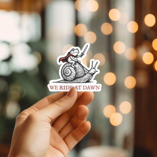 MMT - We Ride at Dawn Vinyl Sticker