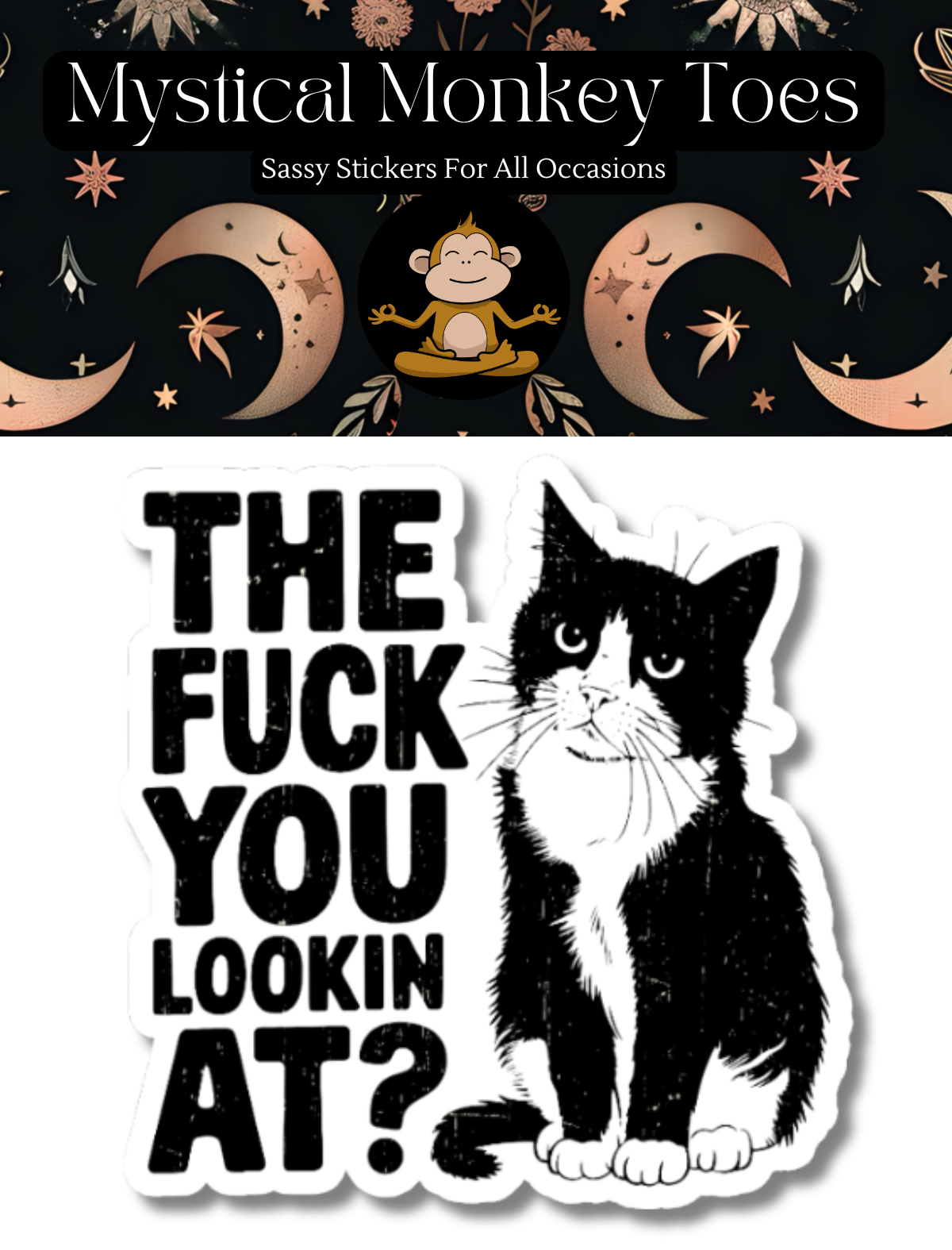 Sticker MMT - The F*#ck You Lookin at Vinyl