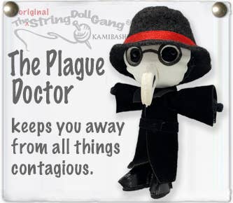 String Doll - The Plague Doctor Keychain